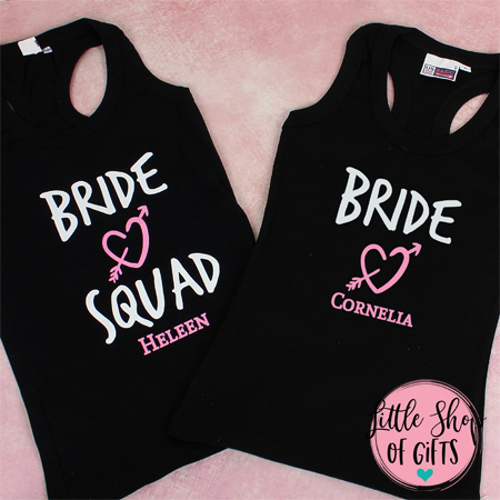bridal party tank tops